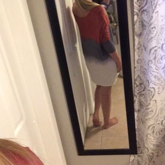 Ombré t-shirt dress - Picture 2 of 2